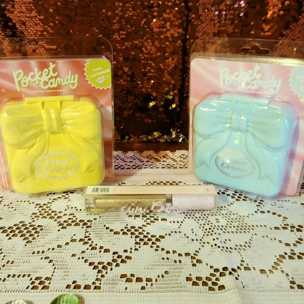 Lime Crime pocket candy bundle with diamond lip Cr